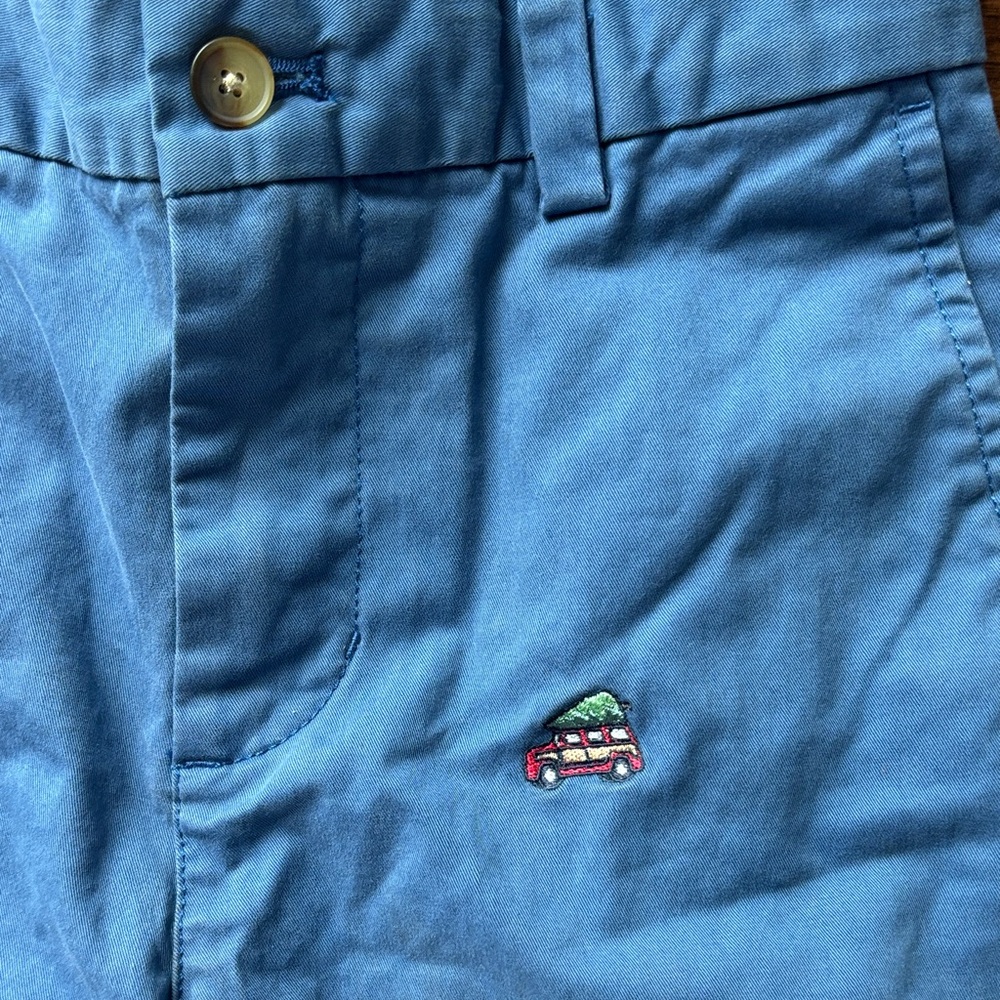 Vineyard Vines Blue Embroidered Chinos - Picture 3 of 4